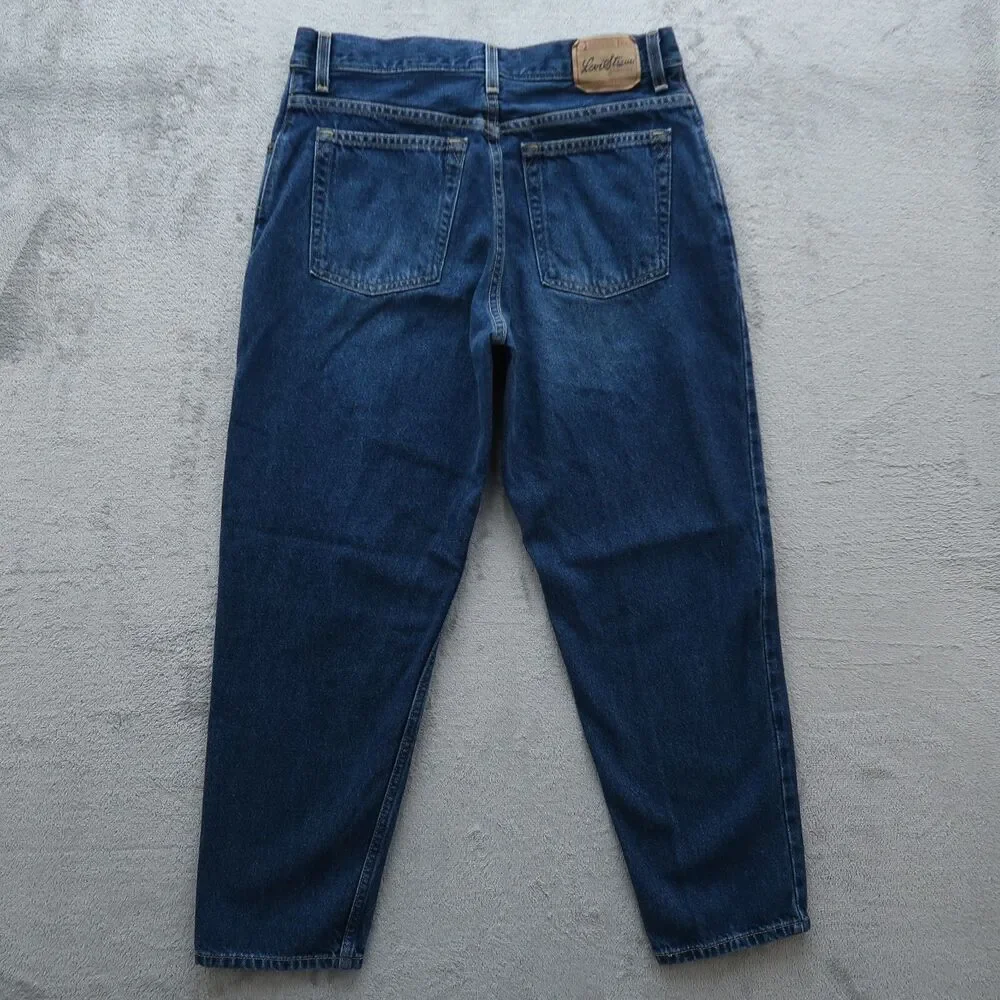 Levi's Signature Jeans Women's 14 Short Blue High-Rise Relaxed Fit 28